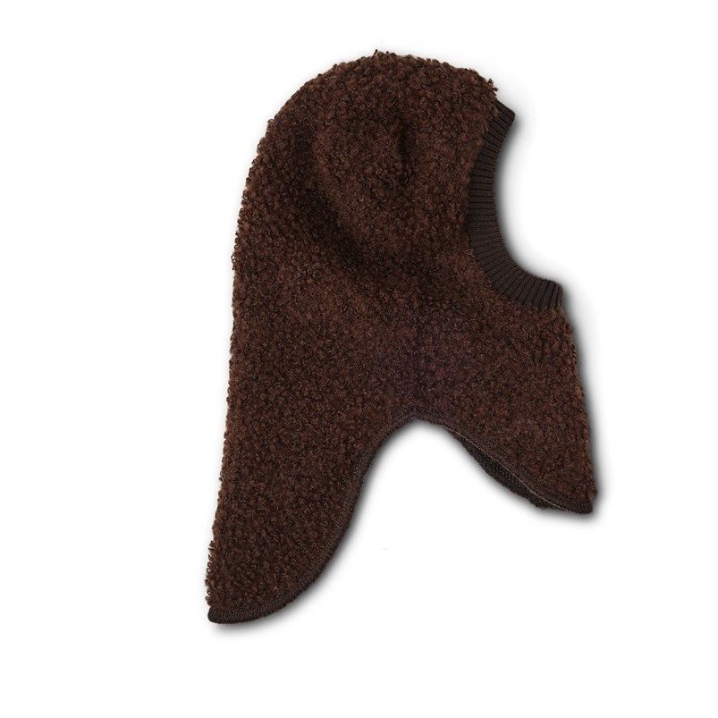 Elefanthue boucl merino uld, brown