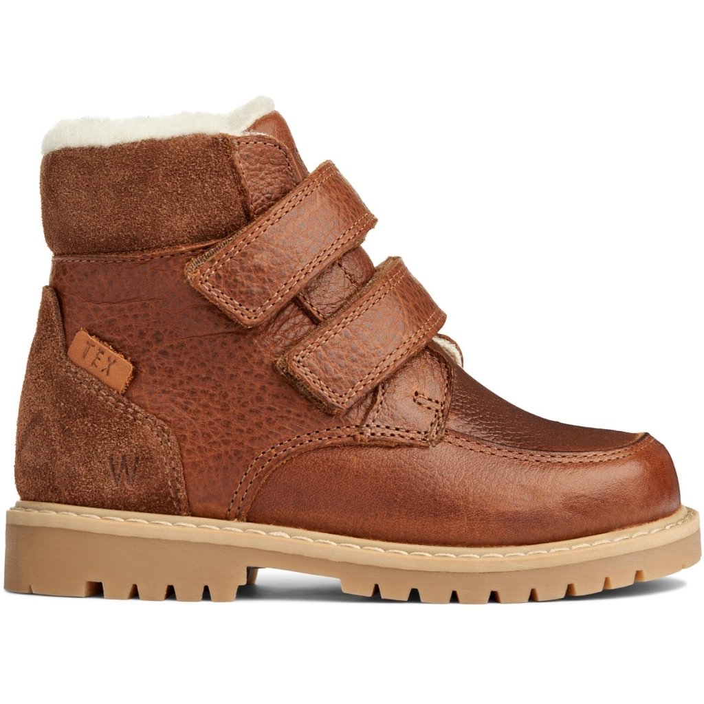 Wheat, Vinterstvle Stewie tex velcro tex- Cognac