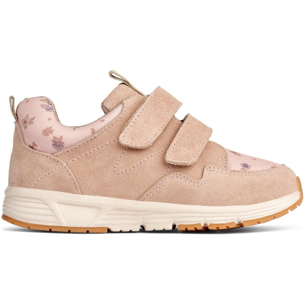 Wheat, Toney Printet Velcro Sneaker - rose beige flowers