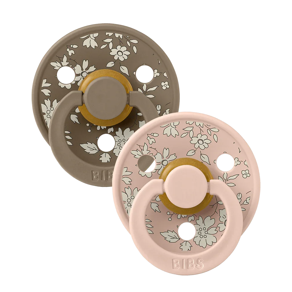 BIBS x LIBERTY Colour 2 Pack Capel - Blush Mix