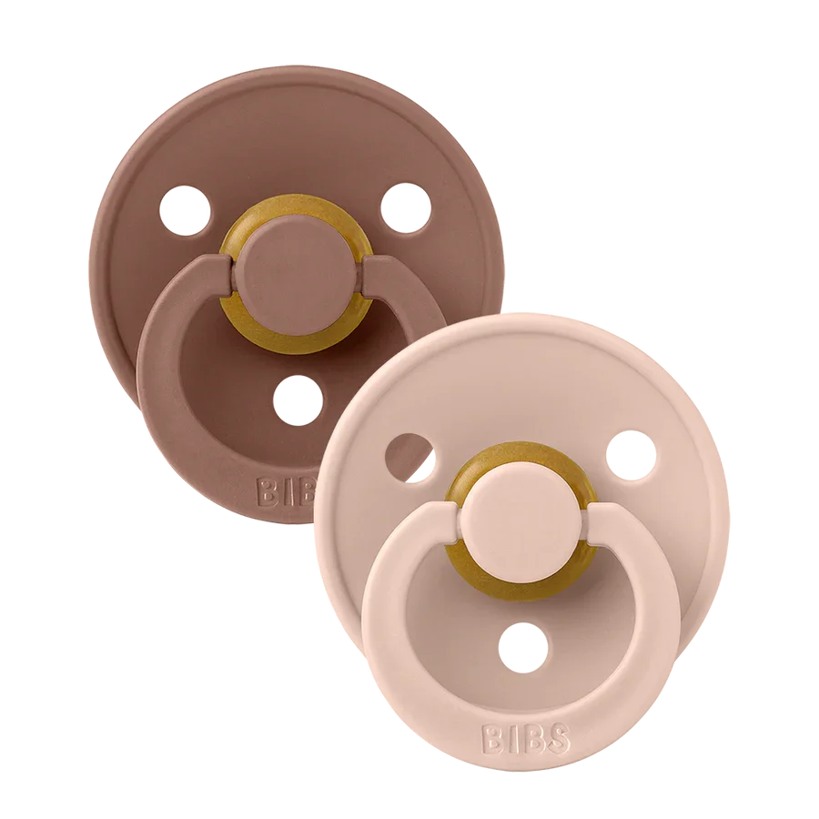 BIBS Colour 2 PACK Woodchuck/Blush/str 1
