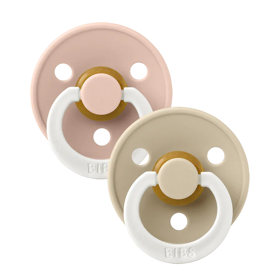 BIBS Night Colour 2 PACK Blush GLOW/Vanilla GLOW