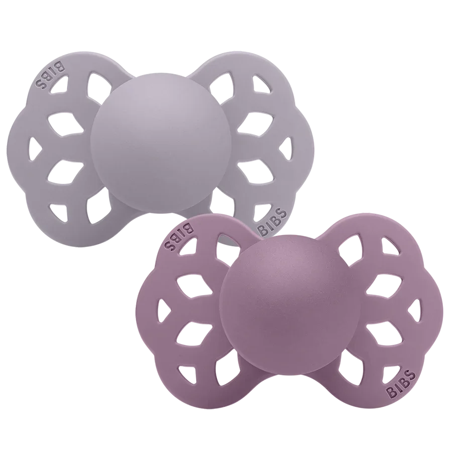 Bibs, Infinity 2 PACK - Fossil Grey/Mauve, str 2