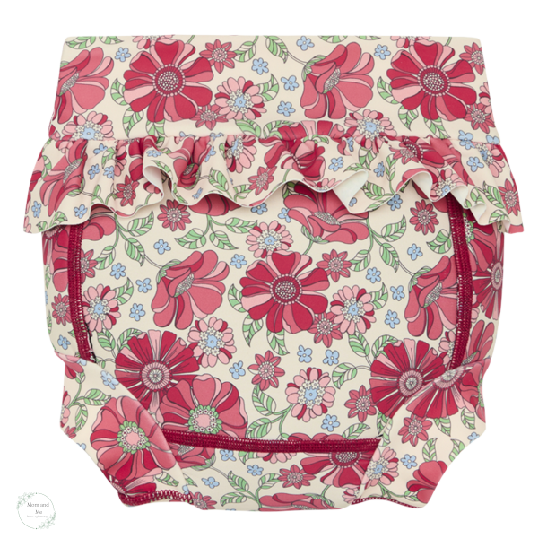  Blebadebukser - Harumi - UV50+ -Soft pink m print