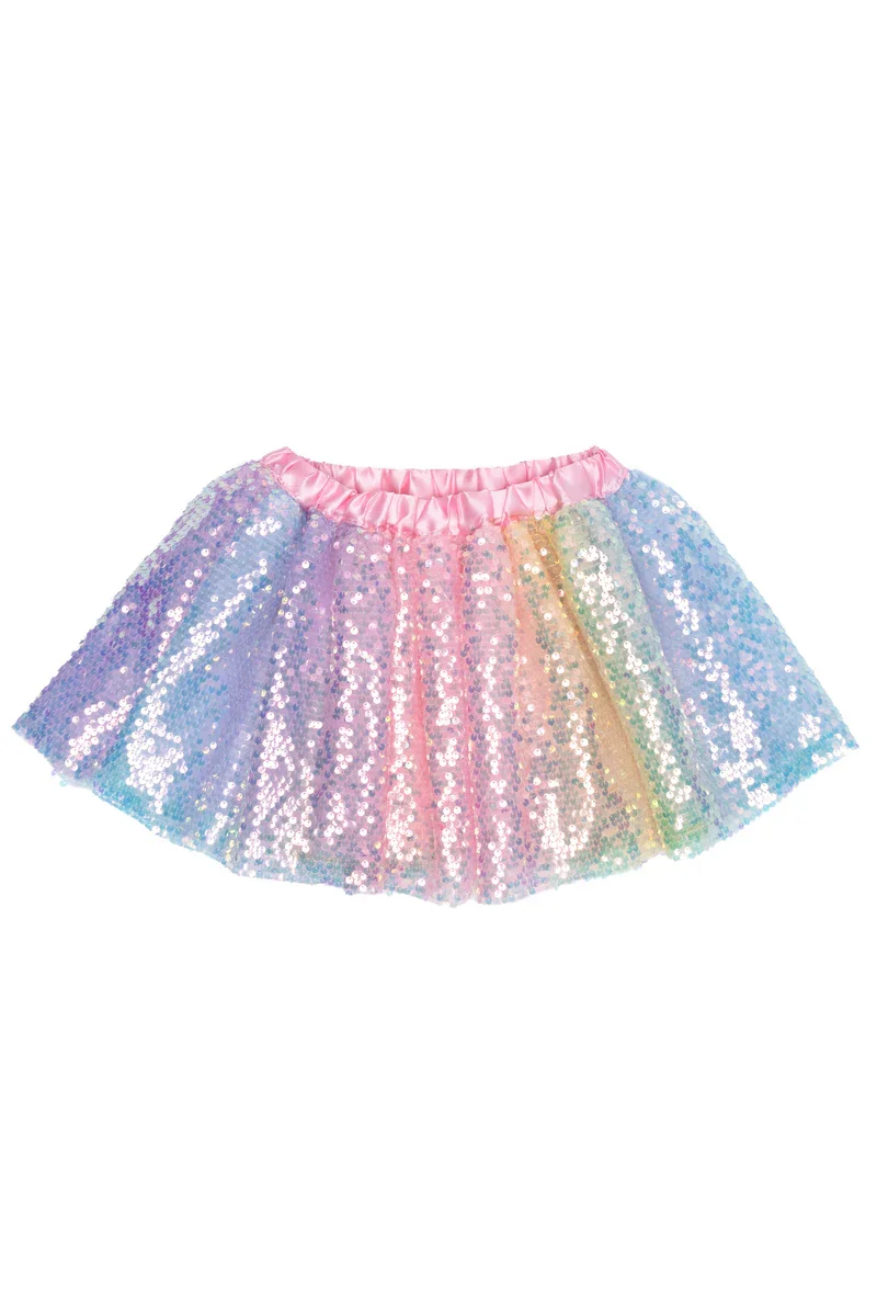 Nederdel- Ombre sequins skirt- 4-6r