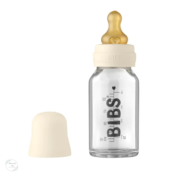 BIBS gls flaske st, 110 ml- Ivory.