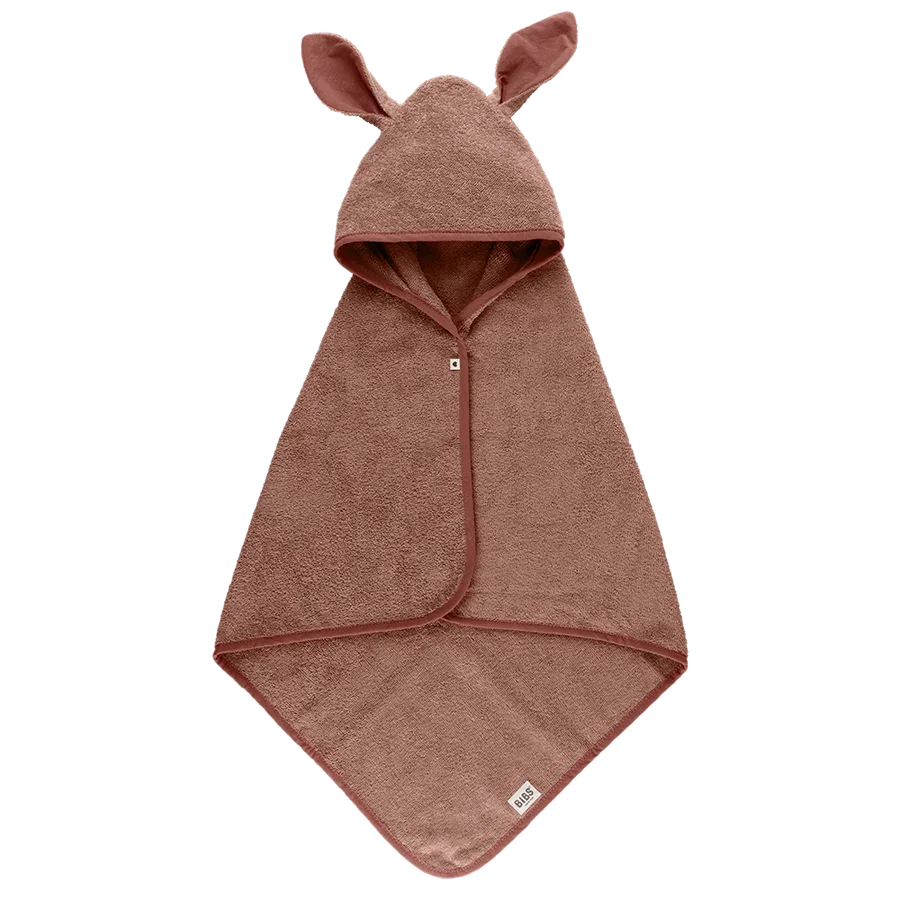 Kangaroo Hoodie Towel Baby - Woodchuck