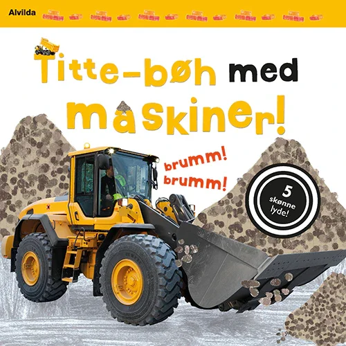 Titte-bh med maskiner! Papbog med 5 sknne lyde