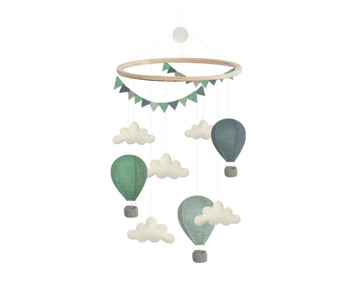 Uro, Luftballon/Vimpler, Mint/Bl