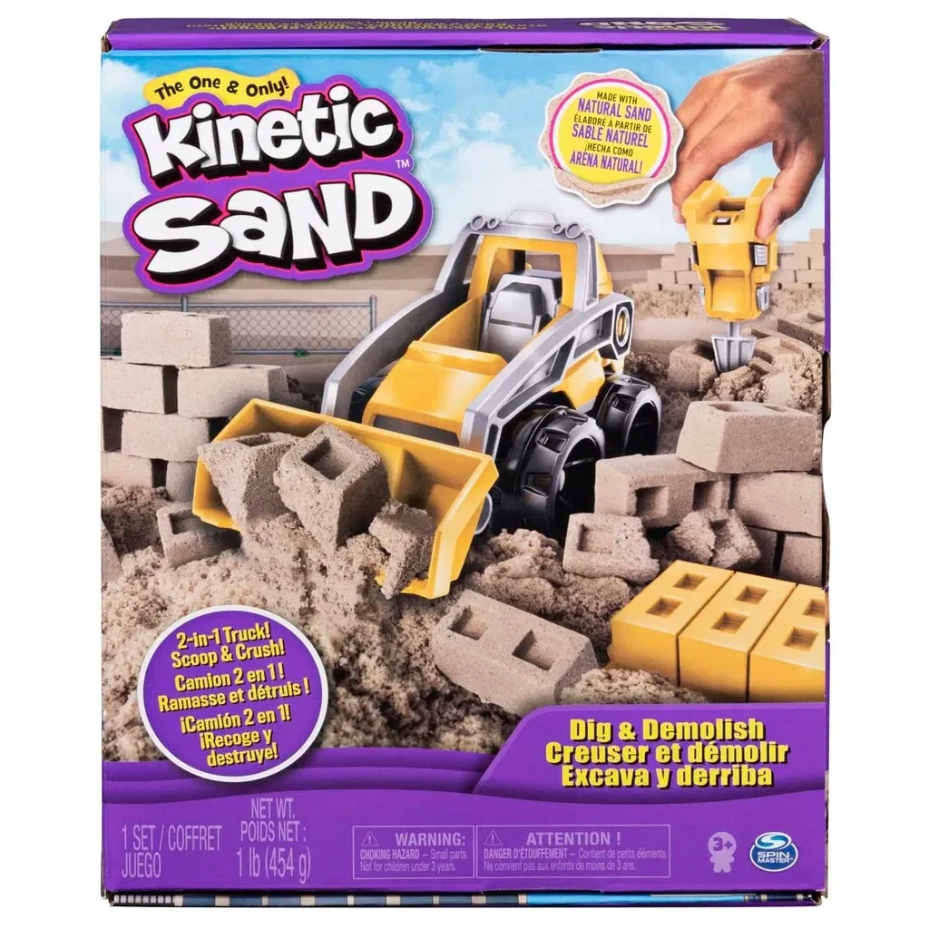 Kinetic sand- Grav og nedbrydnings st