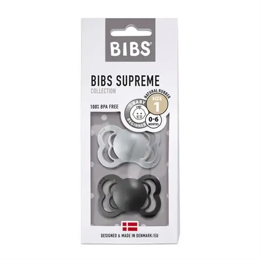 BIBS Supreme 2 PACK Cloud/Black