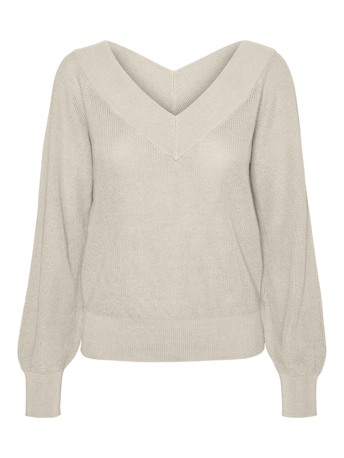 Vero moda curve, Strikbluse, JTulex- Beige